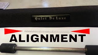 Royal Quiet De Luxe Typewriter Adjustment Print Quality Height Balance On-Feet Shift Motion