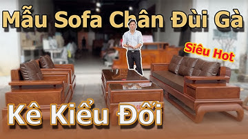Bàn Giao - Bộ Sofa Gỗ Hương - Mẫu Chân Đùi Gà Kiểu Đối | Đồ Gỗ Đồng Kỵ Bảo Lộc