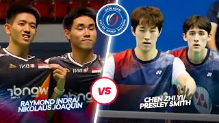 Amazing‼️‼️Indra/Joaquin (INA) vs Chen Zhi Yi/Presley Smith (USA)‼️‼️Victor Korea Masters