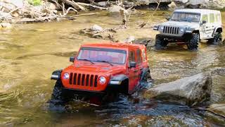 Axial AXI03003 SCX10™ III Jeep® Wrangler Rubicon JLU RTR - YouTube