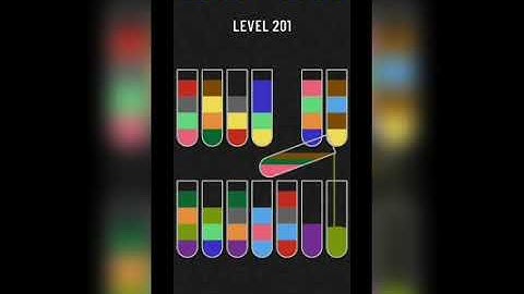 Water sort puzzle level 201