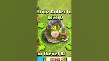 Upgrade ElixiR CollectoR 1 to 10 LVL  || Clash Of Clans || #clashofclans  #upgrade #ElixiR CollectoR