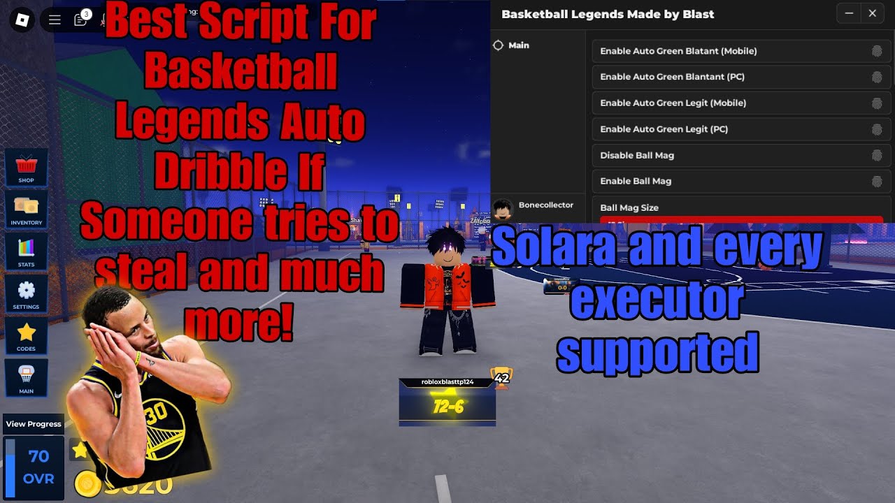 Best Script For Basketball Legends Auto Ankle Break, Ball Mag And Much More Support Every Executor!