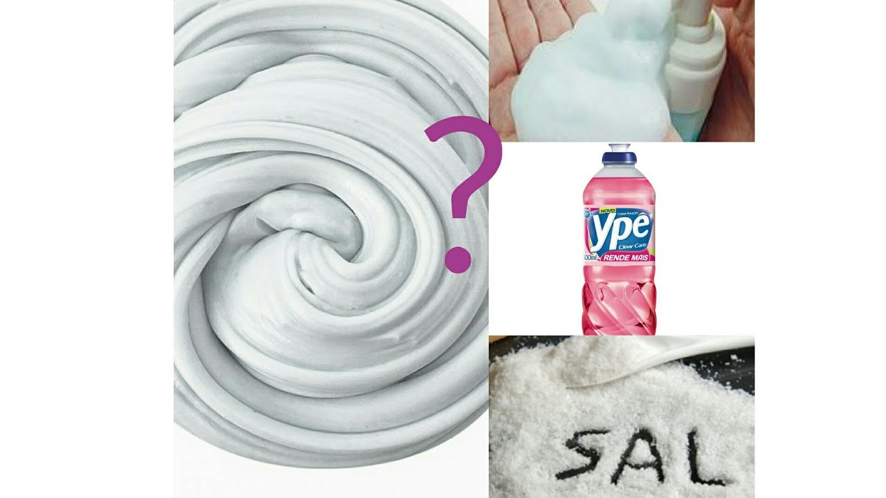 Como Fazer Slime Com Espuma De Barbear