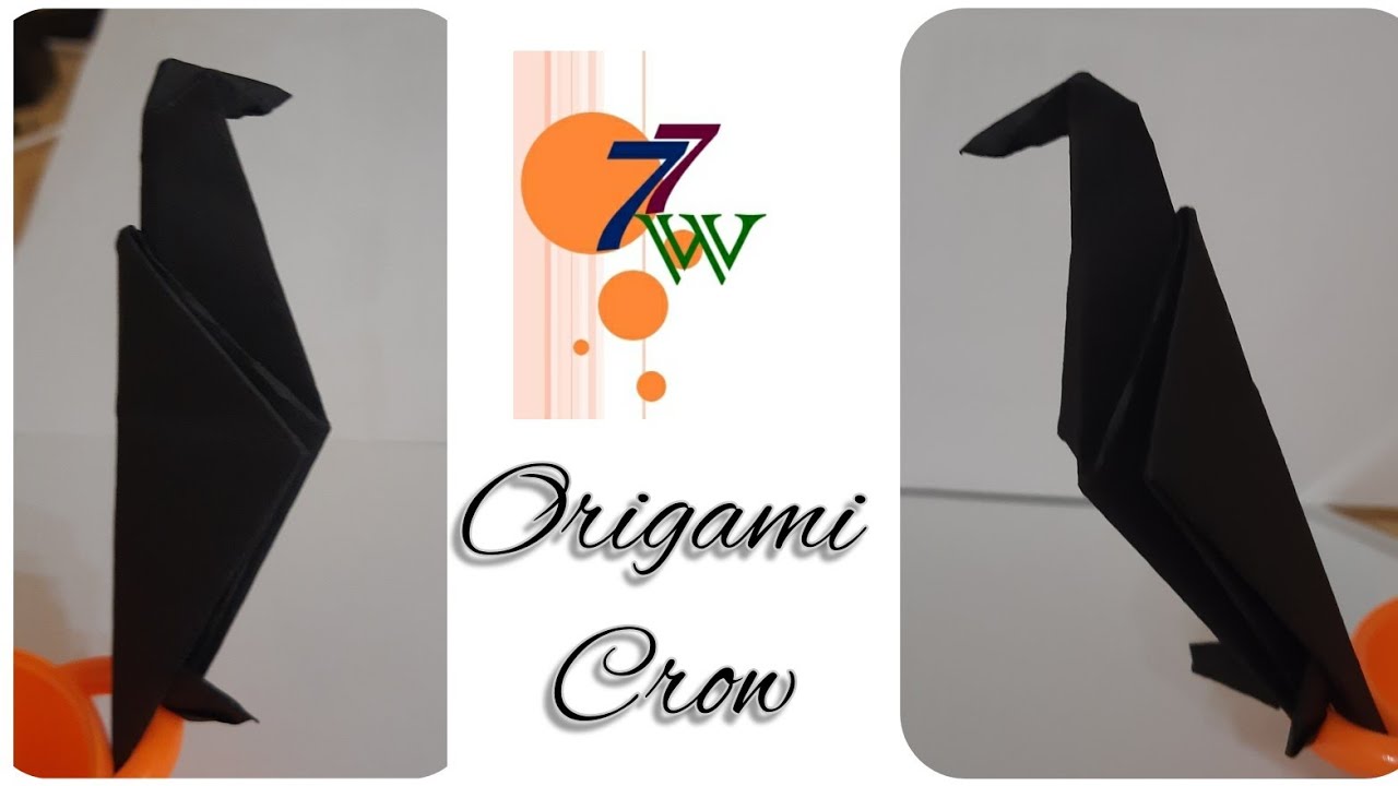 Origami Crow | How to make Easy Origami Crow | Step by Step Tutorial | 7Wonders 7Ways