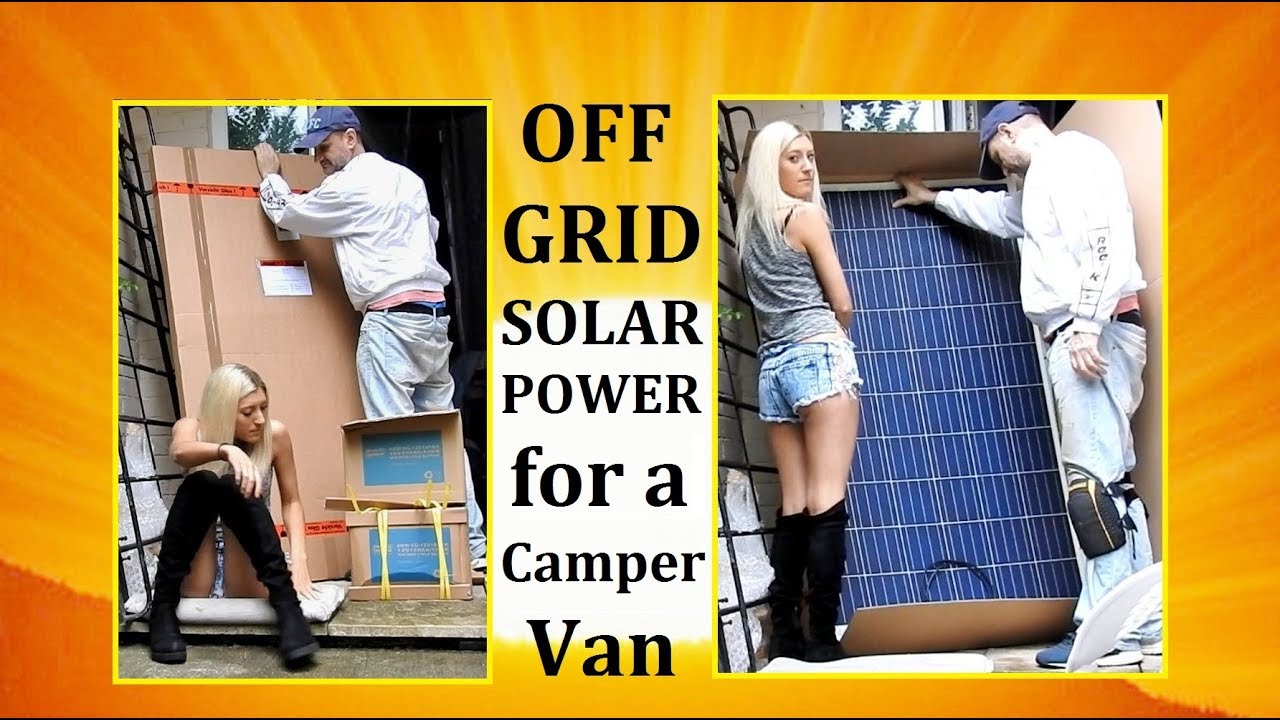 Off Grid Solar Power Kit UNBOXING -- PLEASE READ DESCRIPTION ! Vanlife CamperVan