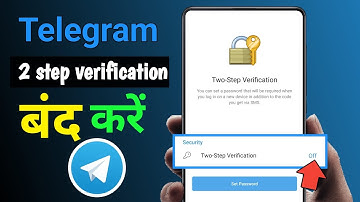 Telegram Two-Step Verification Band Kaise Kare | Turn Off 2FA on Telegram