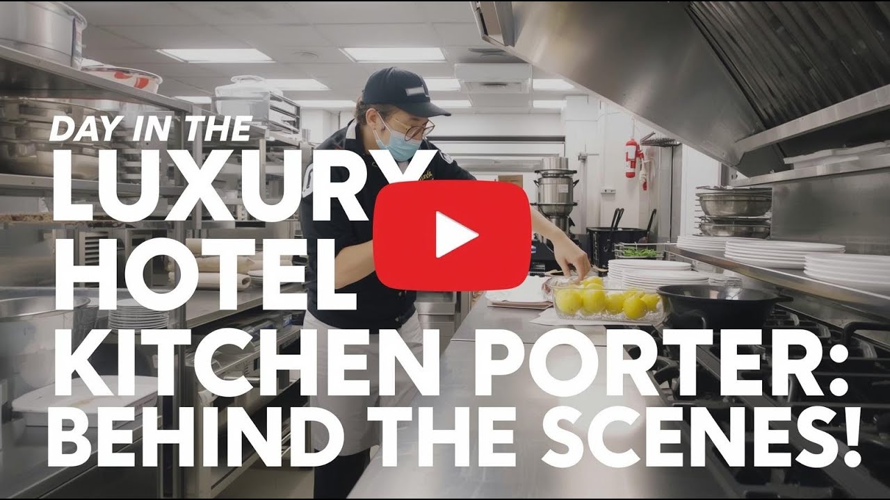 Day in the Life of a Luxury Hotel Kitchen Porter: Behind the Scenes!