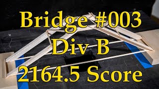 Bridge 003 Division B: Competition Score 2164.5