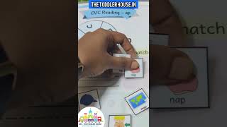 CVC reader - phonics learning binder  - the toddler house