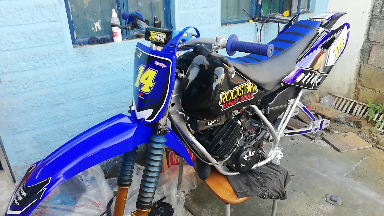 yamaha dt 125 first run after make over