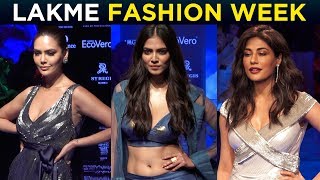 Ishaan Khatters 1St Heroine Malavika Mohanan, Esha Gupta, Chitrangada Singh At Lakme Fashion Week
