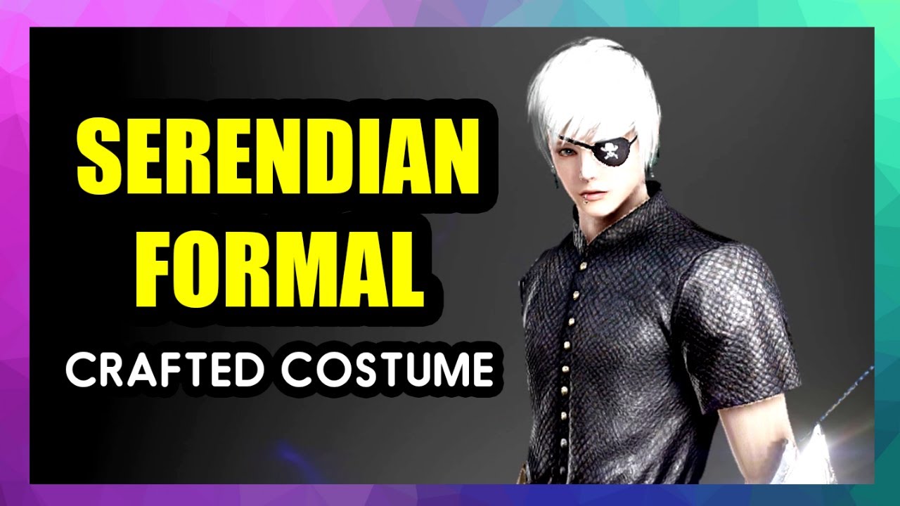 Black Desert Online Serendian Formal Crafted Costume ✨ NINESAUR