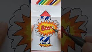 Firework Folding Surprise 🎊🎆 #art #shorts #viral