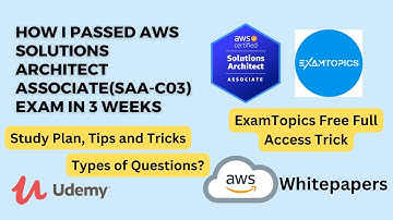How I passed AWS Certified Solutions Architect Associate(SAA-C03) Exam in 3 Weeks | #aws
