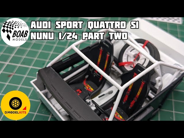 Audi Sport Quattro S1 part 2 - how to build the 1/24 Nunu model