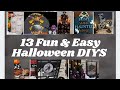 13 Fun and Easy Halloween DIYS || Family Budget Friendly Crafts || Cute Halloween Advant Calendar