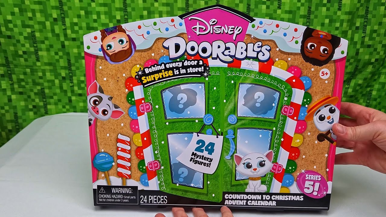 Opening Disney Doorables Mystery Advent Calendar | Doorables Series 5