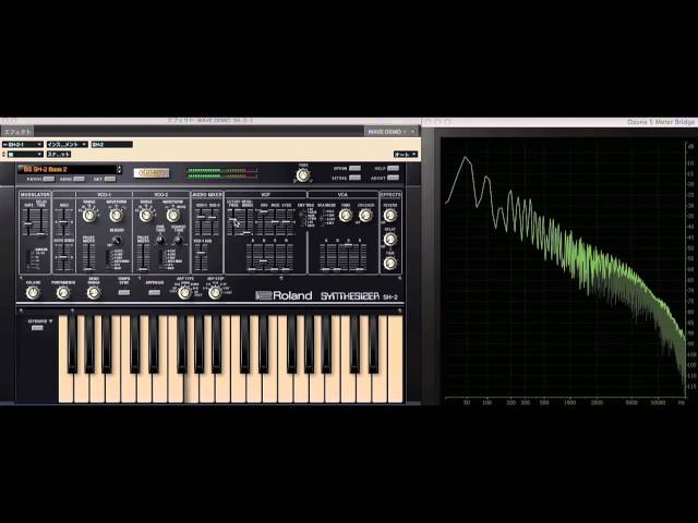 【ジャンク品】Roland sh-2 ソフトウェア シンセサイザー Roland SH-2 Monophonic Analogue Synthesizer *117Volt – Found Sound