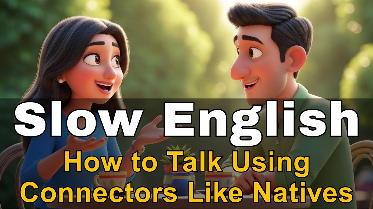 Как использовать связующие слова, как носители языка | Изучение английского языка через истории |...