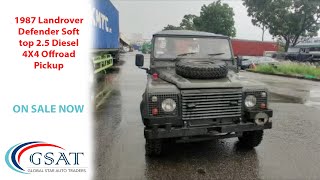 1987 Landrover Defender Soft top 2.5 Diesel 4X4 Offroad Pickup screenshot 5