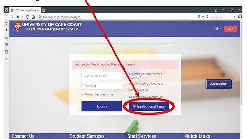 How To Activate And Access Your Institutional Email Using Laptop / UCC