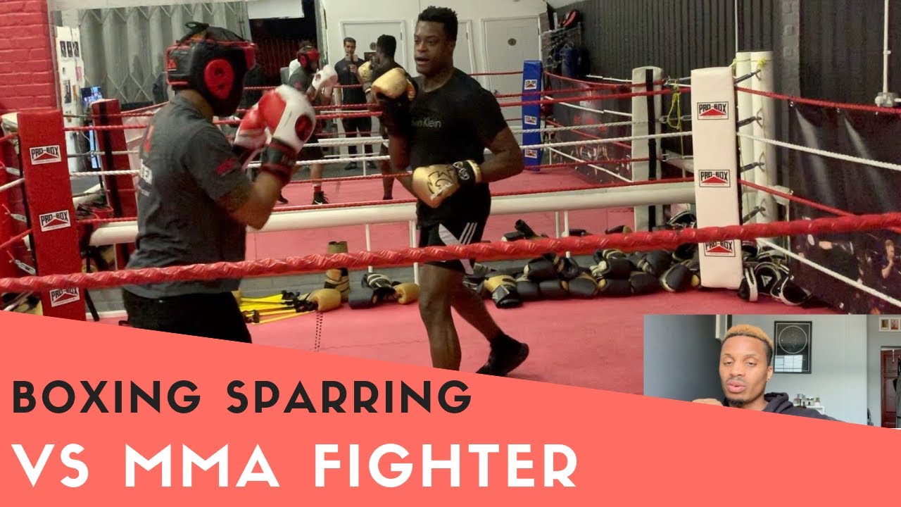 Boxing Sparring Vs MMA Guy AGAIN! (with commentary) YouTube
