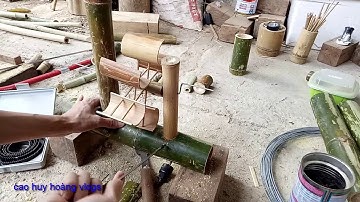 hưỡng dẫn chi tiết làm tiểu cảnh guồng nước ( phần 2 )/ cao huy hoàng vlogs