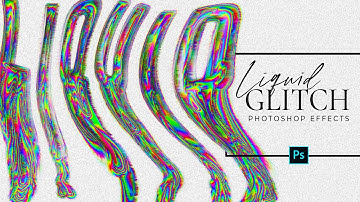 LIQUID GLITCH EFFECT Photoshop Tutorial