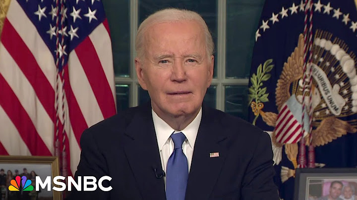 'An oligarchy is taking shape in America' | Watch Biden's full farewell address to the nation