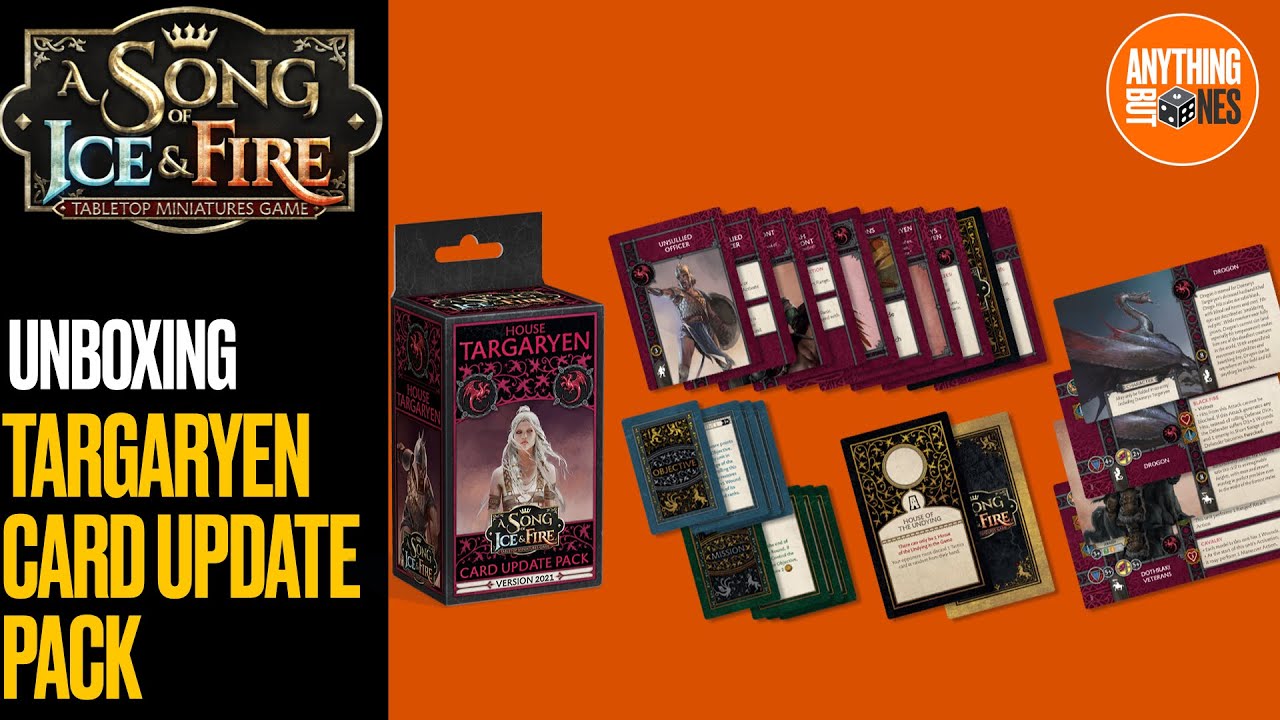 ASOIAF - Unboxing the Targaryen Card Update Pack - YouTube