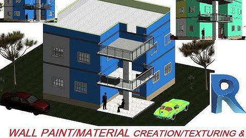 Revit advance texturing, wall paint & Rendering complete guide in hindi.