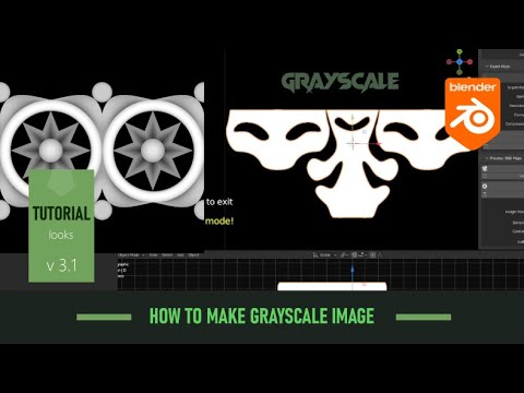 Blender Tutorial:HOW TO MAKE GRAYSCALE/HEIGHT MAP for substance painter ...