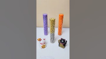 Satisfying Reverse Colorful Beads ASMR 🧡🤠💜#satisfying #asmr #reversebeads