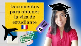 Doentos Para Solicitar La Visa De Estudiante Para Francia En El Consulado Paso 2