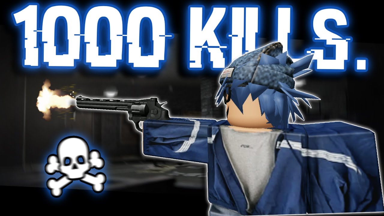 Getting to 1000 KILLS on the Magnum in Criminality.. (Roblox)