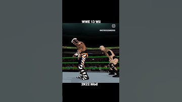 WWE13 2K22 mod Wii #wwe #wwe13 #wii #therock