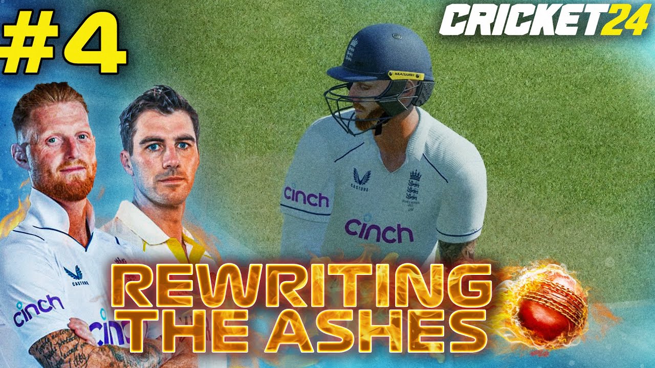 Cricket 24: Переписывание серии The Ashes (Англия) №4 | 1-й тест: ДРАМАТИЧЕСКАЯ ПОГОНКА С ЗАБЕГОМ