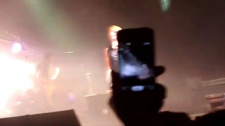 Hayley Williams spits and kicks one of his security