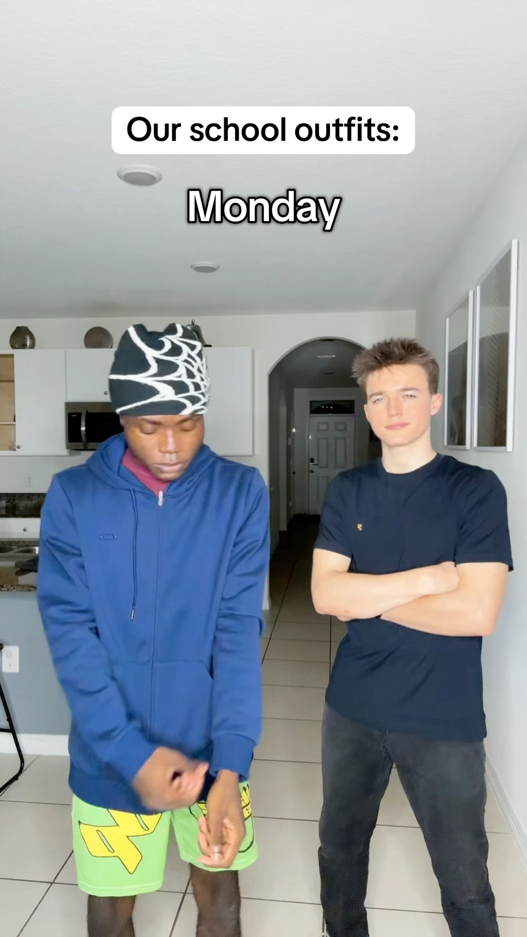 Our school outfits ? ​⁠@SpeedMcqueen_1
