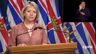 British Columbia update on COVID-19 - July 30, 2020