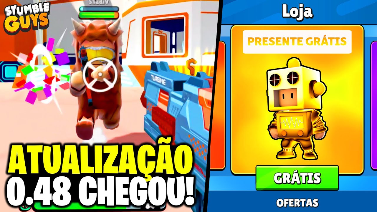 Novas Skins e Mapa: Atualização 0.48 do Stumble Guys - Dluz Games