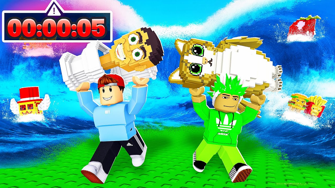 Ich RETTE alle BRAINROTS vor TSUNAMI