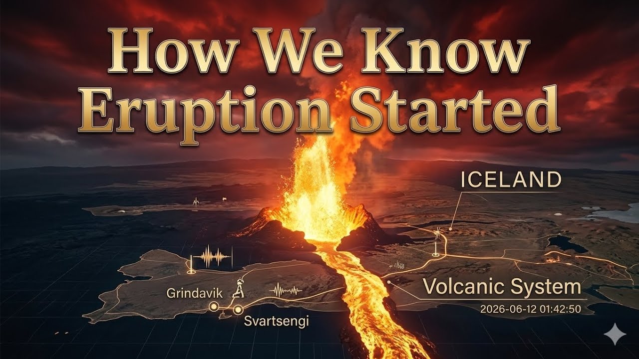 How We Know Eruption Started? Iceland Svartsengi Grindavik