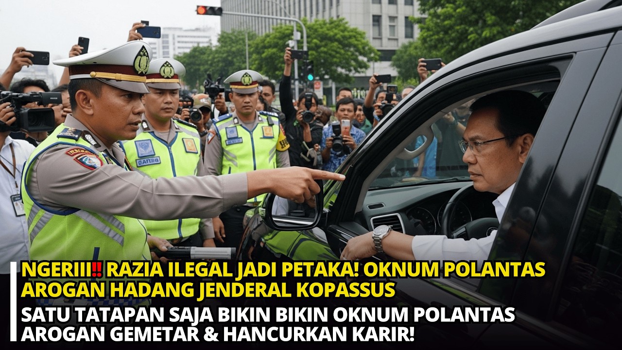 GEGER‼️OKNUM POLANTAS KEJI INTIMIDASI MAYOR JENDERAL, SATU TATAPAN SAJA MENGHANCURKAN KARIRNYA!