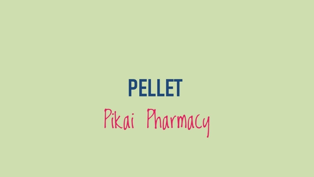 PELLETS INDUSTRIAL PHARMACY YouTube