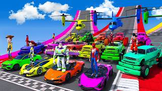 GTA V Spider-Man Superhero Car Racing | The Amazing Digital Circus Mega Ramp Epic Challenge screenshot 4