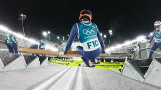 Soar with the ski jumpers at the Winter Olympics | NBC Sports