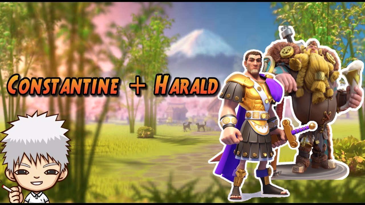 Constantine and Harald! My New Pair For Open Field! Constantine/Harald vs Trajan/Harald Thought.