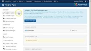 Login dan logout Joomla